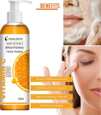 PERLENTE fruit Vitamin C | Removes Impurities & Brightens With Orange  Face Wash(200 g)