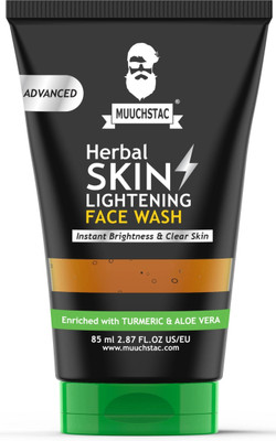 MUUCHSTAC Herbal Skin Lightening Haldi Enriched  with Aloe Vera Extracts Face Wash(85 ml)