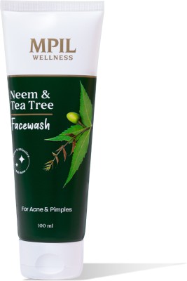 MPIL WELLNESS Neem & Tea Tree | Acne prone skin | Refreshing Face Wash(100 g)