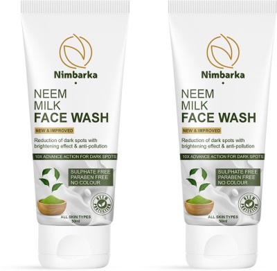 NIMBARKA Neem Milk Facewash 50 ML Pack of 2 Face Wash(100 ml)