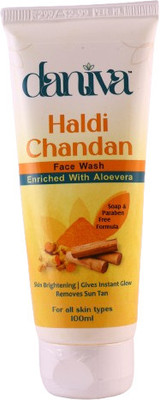daniva Experience the Radiant Glow of Haldi Chandan Enriched With Aloevera Face Wash(200 ml)