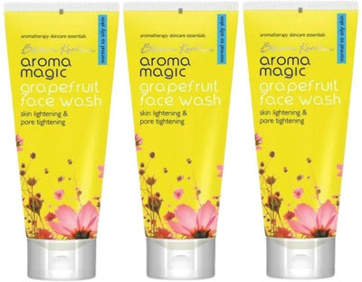 Aroma Magic Grapefruit Pack of 3  (50 ml*3) Face Wash(150 ml)