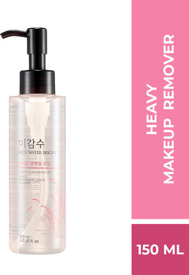 The Face Shop Rice Water Bright Light Cleansing Oil, effective makeup remover for face Face Wash(150 ml)