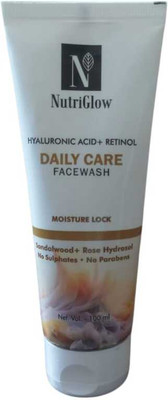 NutriGlow HUALURONIC ACID AND RETINOL DAILY CARE MOISTURE LOCK COMBO PACK Face Wash(100 g)