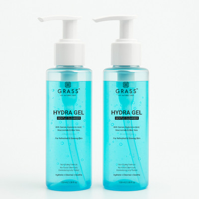 Grass Hydra Gentle Skin Cleanser With Aloevera & Niacinamide For Refreshed & Glowing Face Wash(200 ml)