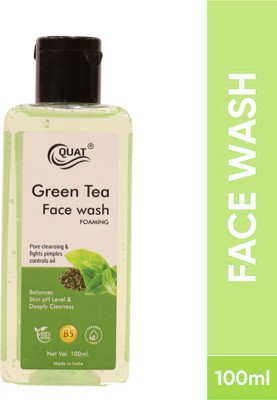 QUAT Green Tea Pore Cleansing | For Acne | Oily Skin | Bright, Clear Skin | Soap-Free  Face Wash(100 ml)
