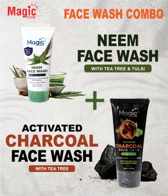 MAGIC ZONE ACTIVATED CHARCOAL AND NEEM FACE WASH Face Wash(100 g)