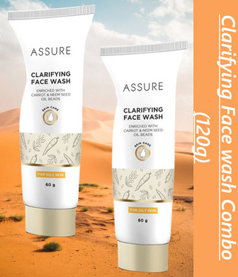 ASSURE Clarifying Face wash Enriched With Carrot & Neem seed oil Beads Combo Face Wash(120 g)