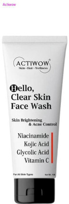ACTIWOW Hello  Natural Fresh Foam for Soft Clear Complexion Face Wash(100 ml)