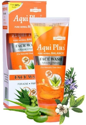 aqui plus Anti Acne Pimples free skin Facewash all face clear Face Wash(63 ml)