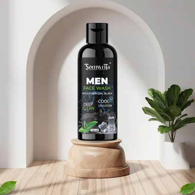 VAVEDO Aloe Charcoal | Prevents Pimples, Acne & Black Heads | Anti-Bacterial  Face Wash(100 ml)