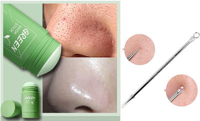 DARVING FACIAL CLEANSING GREEN MASK STICK WITH WHITEHEAD PIN Face Wash(40 g)