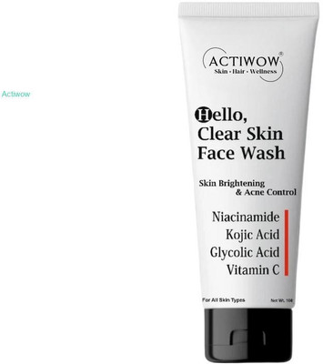 ACTIWOW Hello  Herbal Glow Care Foam for Clear Skin Face Wash(100 ml)