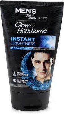 Glow & Lovely MEN Instant Brightness Rapid Action face wash 50 x 2 (100G) Face Wash(100 g)