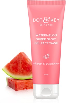 Dot & Key Watermelon Super Glow Gel With Vitamin C,For Glowing Skin,Removes Oil&Dirt Face Wash(100 ml)