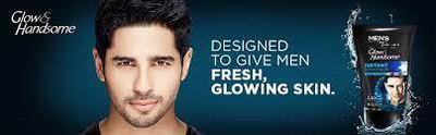 Glow & Lovely Handsome Instant Brightness Rapid Action Facewash 50g Face Wash(50 g)