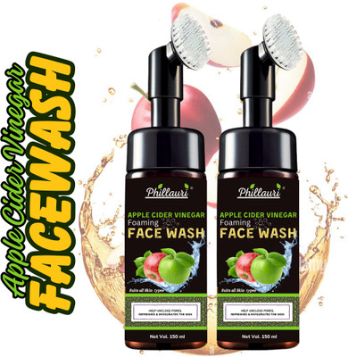 Phillauri Apple Cider Vinegar Foaming Face Cleanser Face Wash(300 ml)