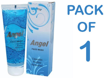 Angel FACE WASH FOR SHINY & OIL FREE SKIN PACK OF 1 Face Wash(70 g)
