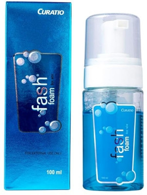 CURATIO Face foam foaming face wash 100ml pack of 2 pc Face Wash(200 ml)