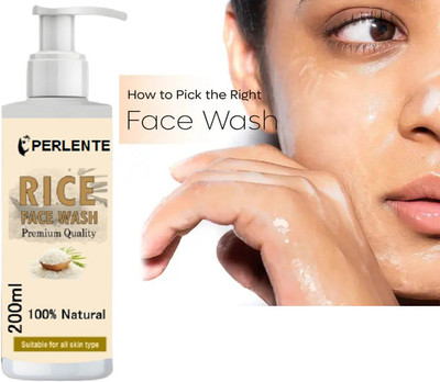 PERLENTE all day use best face wash rice  Face Wash(200 ml)