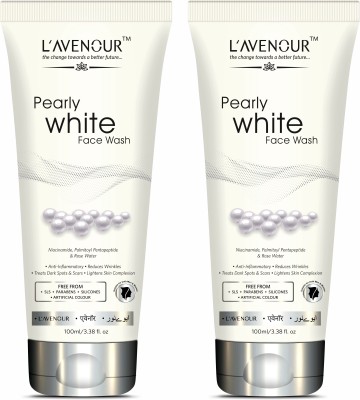 L'avenour Pearly White Facewash for Reduce Wrinkles,Treat Dark Spots & Scars, Anti Aging Face Wash(200 ml)