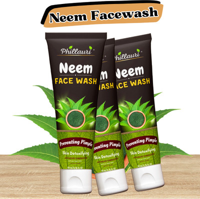 Phillauri Fresh Neem Pimple Control - Deep Cleanse For Glowing Skin Face Wash(180 ml)
