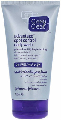Clean & Clear ADVANTAGE SPOT CONTROL DAILY FACE WASH Face Wash (150 ml)