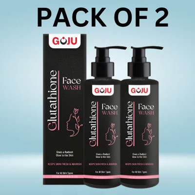 GOJU Pack of 2-Glutathione  with Turmeric Extracts Face Wash(250 ml)