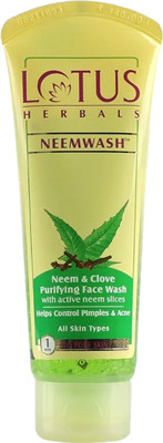 LOTUS HERBALS Neemwash Neem & Clow Facewsh Face Wash(80 g)