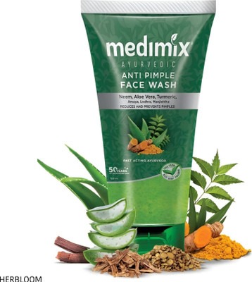 HERBLOOM medimex Ayurvedic Anti Pimple Essential Herbs Face Wash(150 ml)