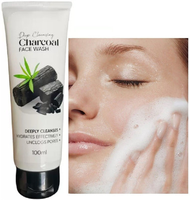 GULGLOW99 DEEP CHARCAOL FACE WASH FOR REFRESHING & CLEASNING Face Wash(100 ml)
