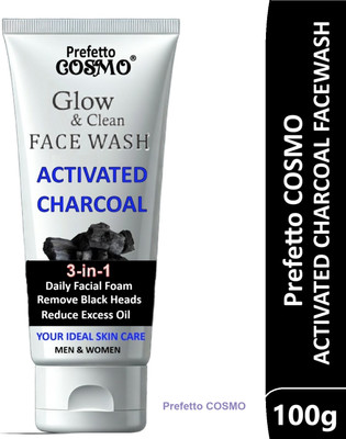Prefetto COSMO Unclog Pores with Charcoal Face Wash(100 g)
