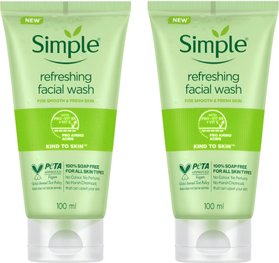 Simple Kind to Skin Refreshing Facial Wash Face Wash(200 ml)