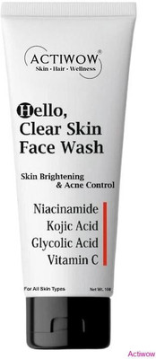 ACTIWOW Hello  Daily Cleansing Foam with Tea Tree Oil Face Wash(100 ml)