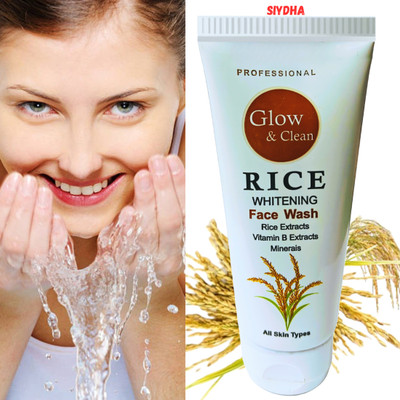 SIYDHA Glow&clean Whitening  With Rice Extract & Aloe For Softness Face Wash(100 ml)