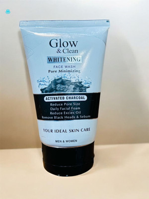 RJ GUDDU Glow & Clean Charcoal | Deep Cleansing & Smooth Texture Formula O Face Wash(100 g)