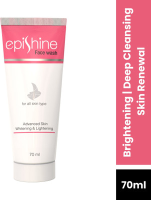 EPISHINE Advanced Skin Lightening & Brightening with AHA-BHA Blend Face Wash(70 ml)