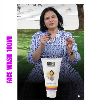 HGHASAYAGIRL NIDHI SKINCARE Glow Boost Vitamin C uu50 Face Wash(100 g)