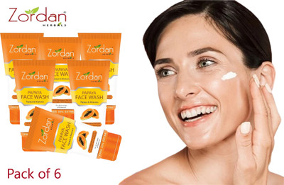 ZORDAN Papaya  (60mlX6=360ml) Face Wash(360 ml)