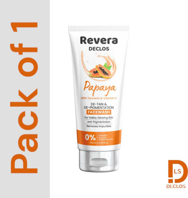 DECLOS revera papaya facewash Face Wash(100 ml)