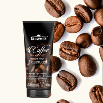 glowmen Coffeee  for Deep Cleansing & Oil Control pack 1 Face Wash(60 g)