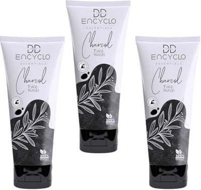 DOOMSDAY ENCYCLO CHARCOAL FACEWASH FOR DEPP CLEANSE GIVE REFRESHING GLOWING SKIN PACK OF (100g X 3) Face Wash(300 g)
