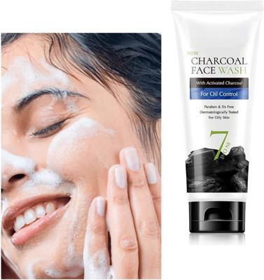 tanvi27 Charcoal with Activated Charcoal for Oil Control Face Wash(100 ml)