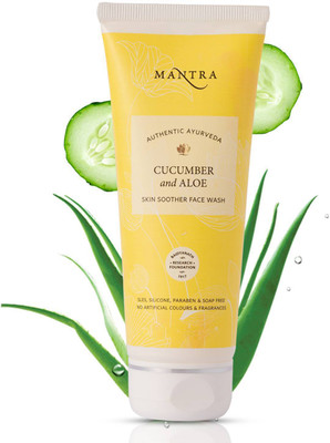 MANTRA Cucumber and Aloe Skin Soother  | Cleanses Pores & Keeps Skin Hydrated Face Wash(50 ml)