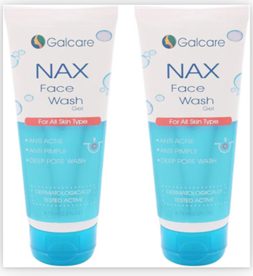 Nax Anti Acne & Pimple Facewash .pack of 2 Face Wash(200 g)