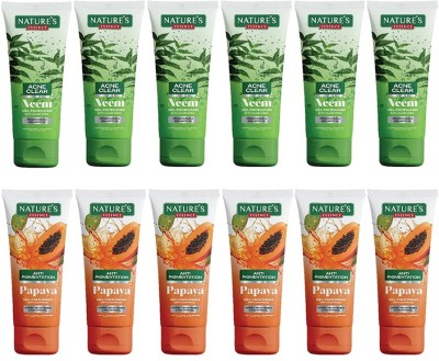 Nature's Essence NEW PAPAYA F.W+NEEM F.W Face Wash(600 g)