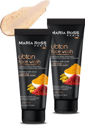 Maria Ross Ubtan Facewash Combo for Tan Removal and Skin Brightening Face Wash(200 g)