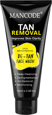 MANCODE Tan Removal Face wash Instant Deep Cleansing Moisturizing Improves Skin Clarity Face Wash(100 ml)