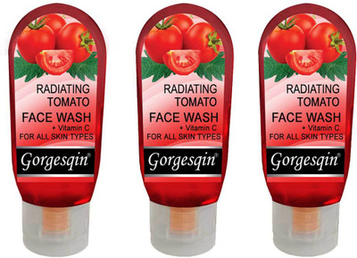 GORGESQIN Moisturizing, Nourishing & Radiating Tomato  Face Wash(180 ml)