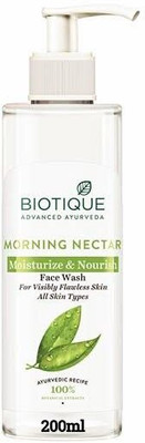 BIOTIQUE Morning Nectar Moisturize & Nourish  200ml Face Wash(200 g)